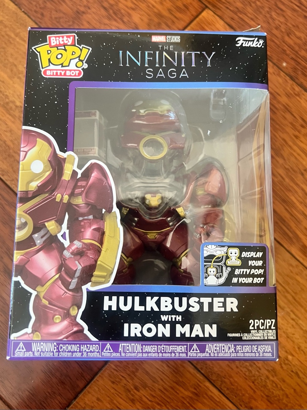 Funko Pop Hulkbuster and Iron Man, NEW
